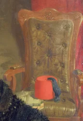 Por sua cadeira de mestrado, 1850 (painel) (detalhe de 77804)